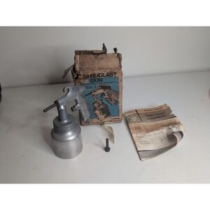 Vintage Sears Sandblast Gun 16801 106.168010 103 Spray w Original Box